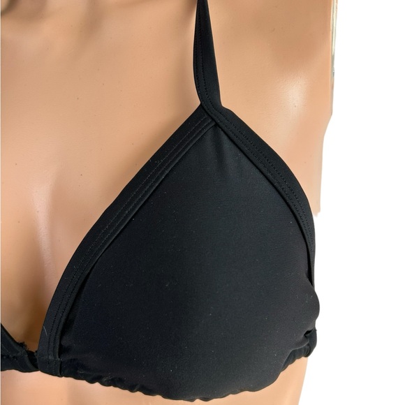 SMART & SEXY black padded triangle string bikini top style SA1369 size M NWT - Picture 2 of 3